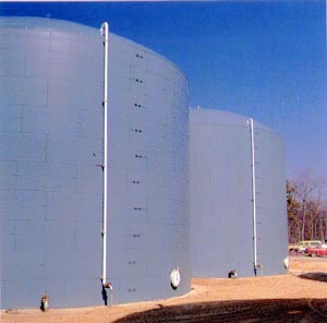 Raw Water and DeMin Storage Tanks