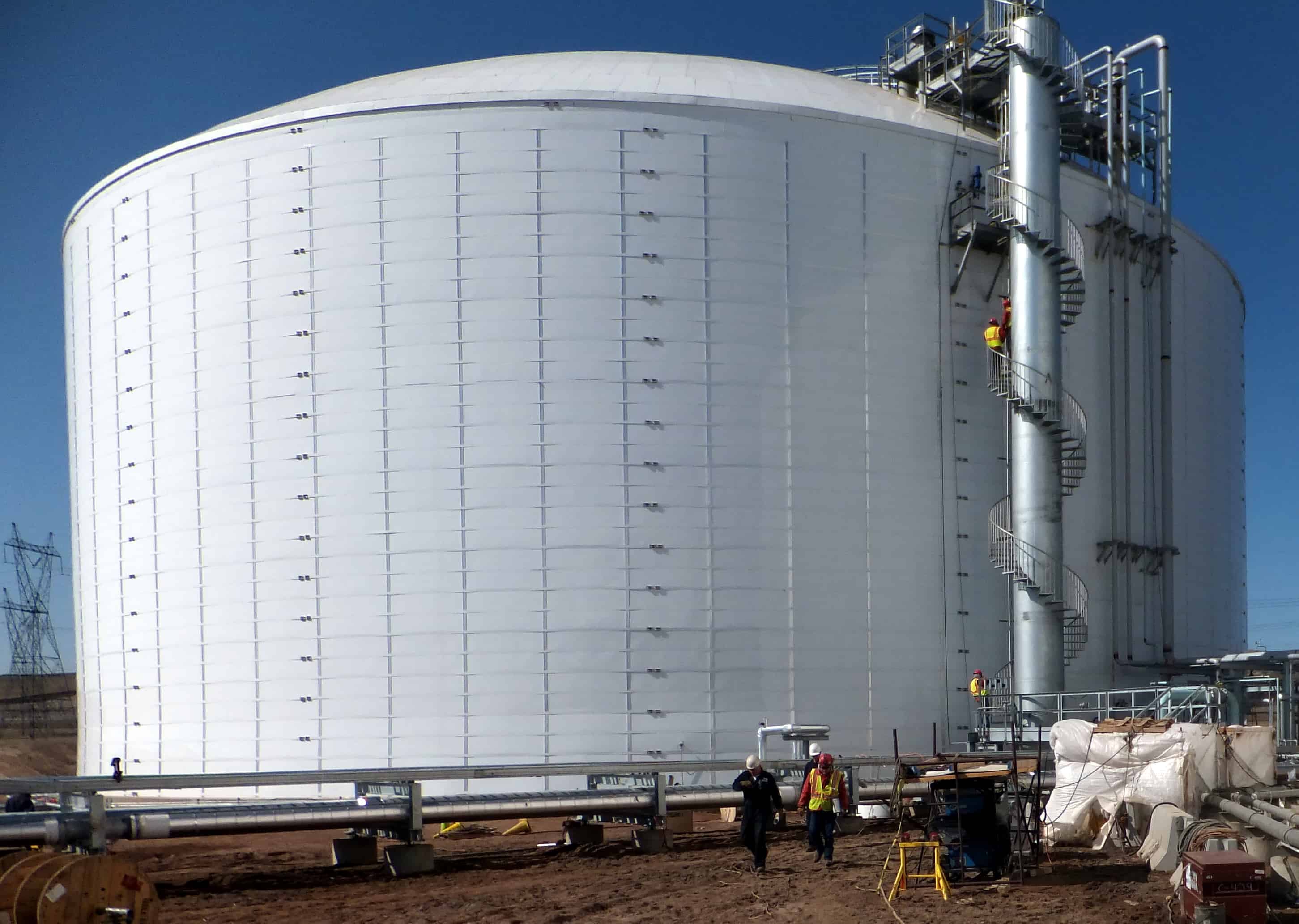North Dakota Ammonia Storage Tank 170'Dx66'H